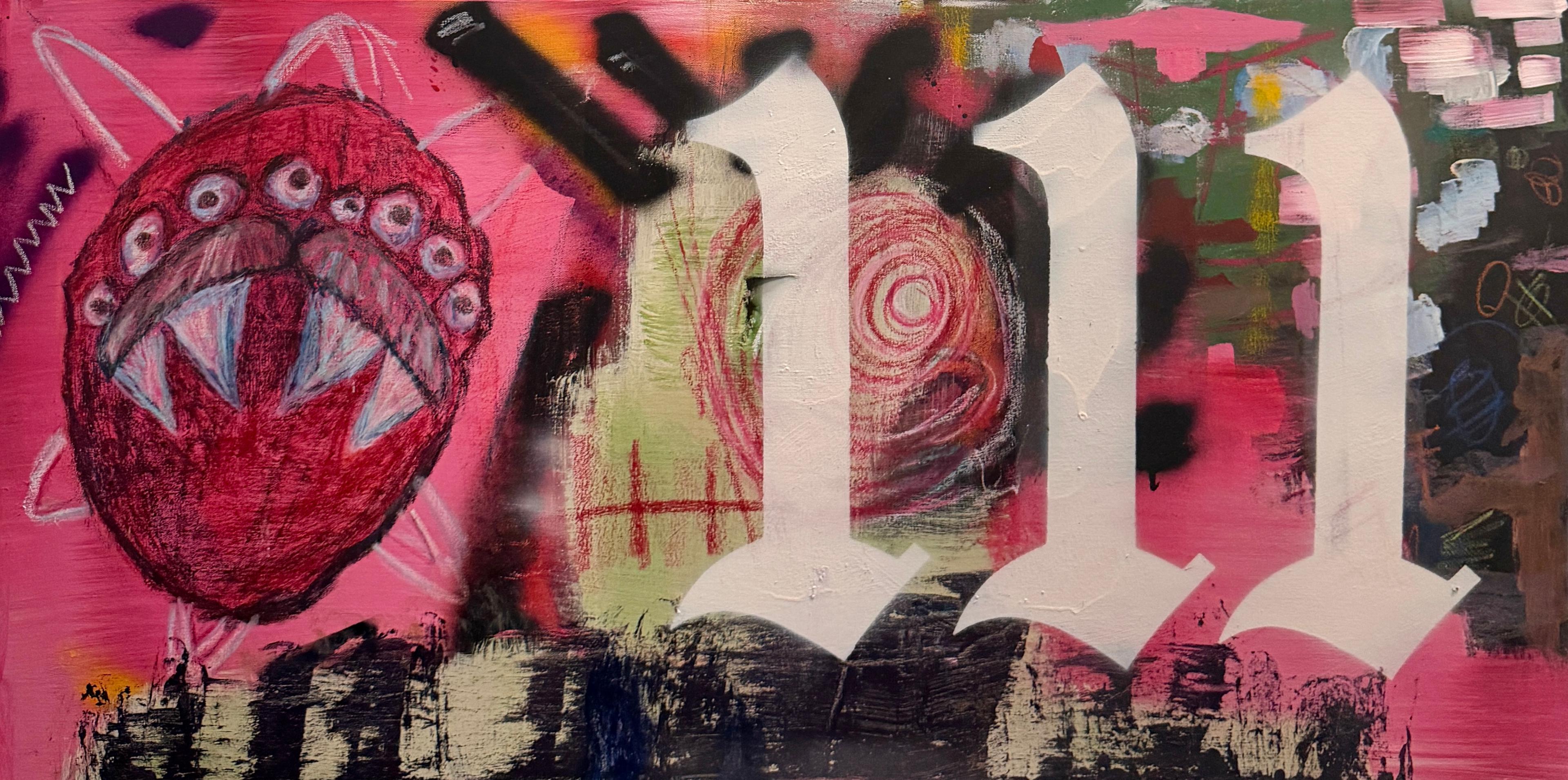 ANGEL NO. 111, 2026, Mixed Media on Canvas by Jason Garland Jr.