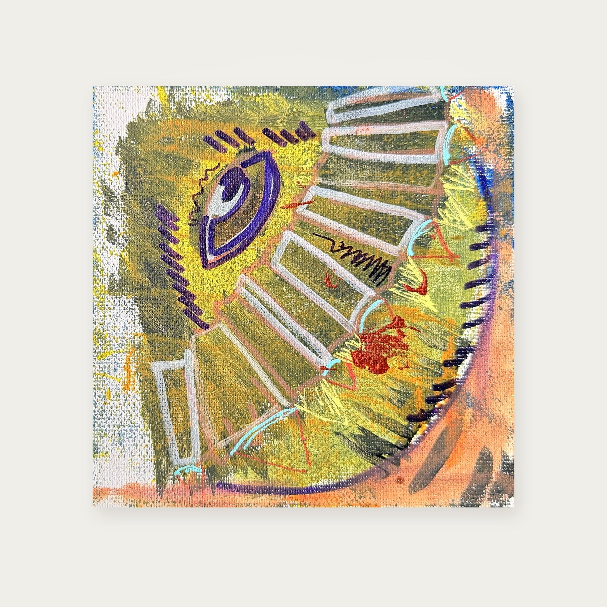 ALIEN INVASION, 2026, Acrylic on canvas by Jason Garland Jr.