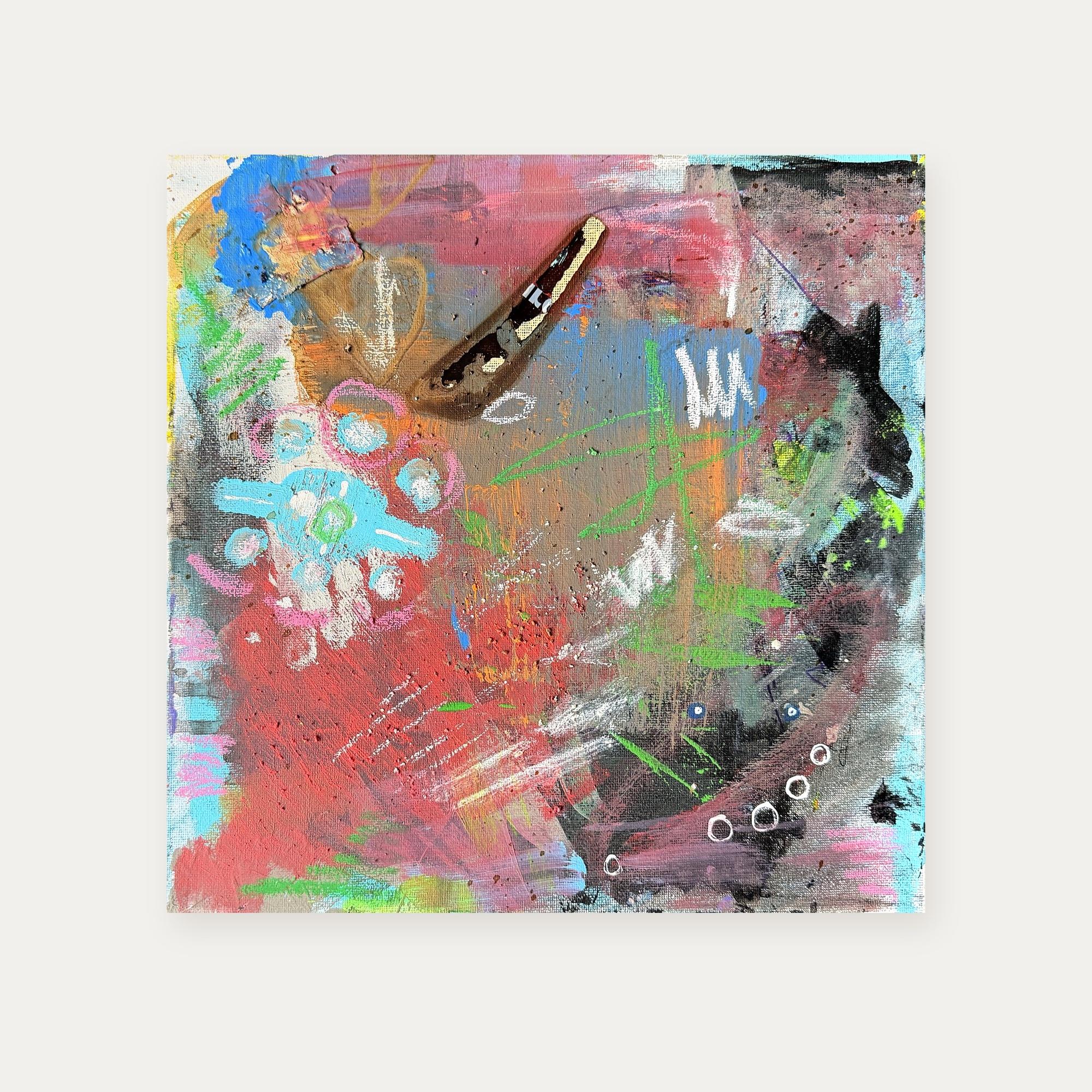 CHILDS PLAY FANTASY, 2026, Acrylic Mixed Media on canvas by Jason Garland Jr.