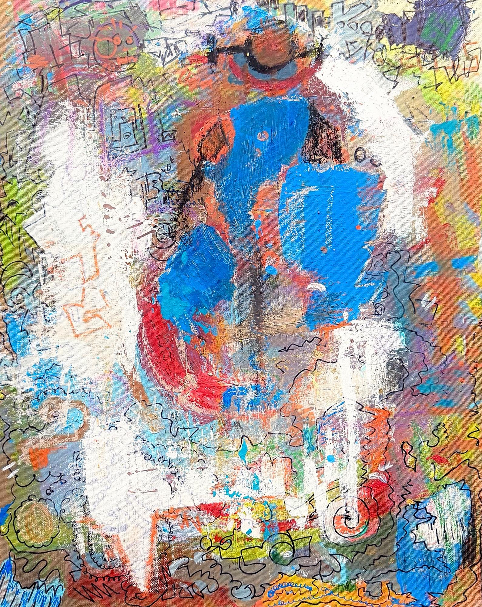 CITY OF CONVICTS, 2026, Acrylic on canvas by Jason Garland Jr.