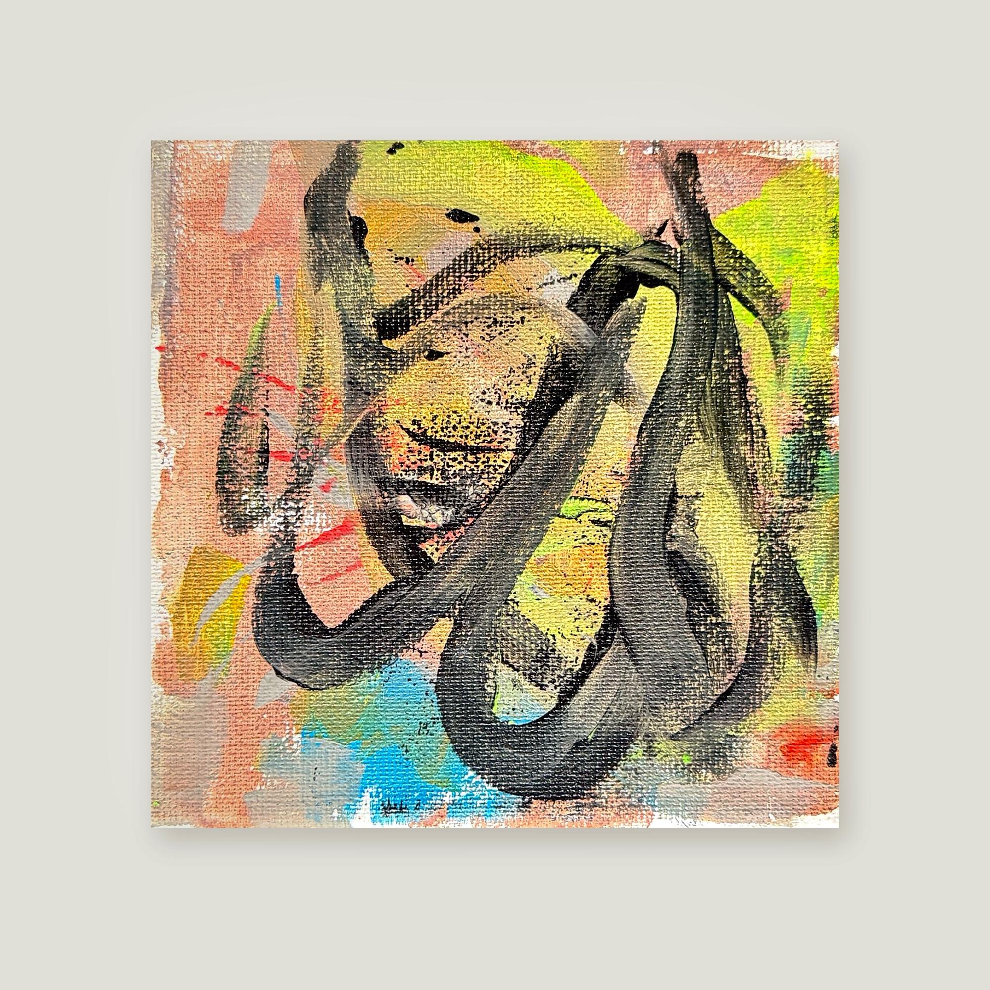 DANCING VILLAGERS, 2026, Acrylic on canvas by Jason Garland Jr.