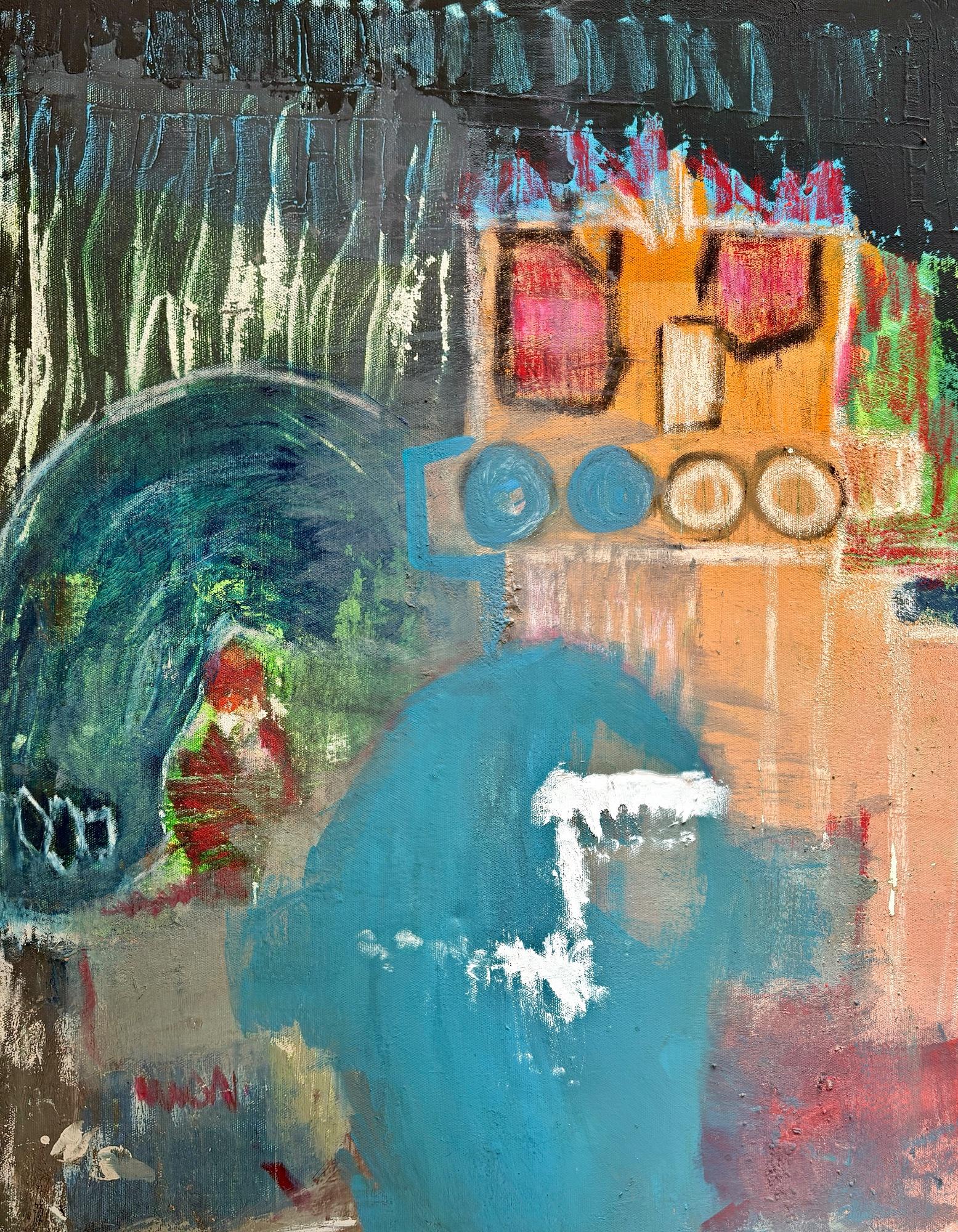 DATA CENTERS, 2026, Acrylic Mixed Media on canvas by Jason Garland Jr.